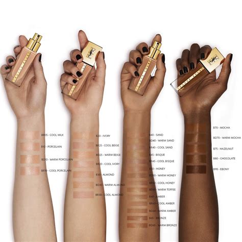 ysl foundation b30|ysl touche eclat shade chart.